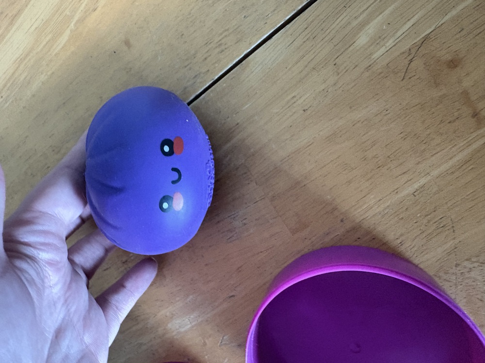 RMS Mystery Dumpling Galaxy Edition Purple Squeeze Ball Stress Reliever Toy